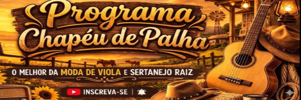Programa Chapéu de Palha ao vivo - Sábados às 6h